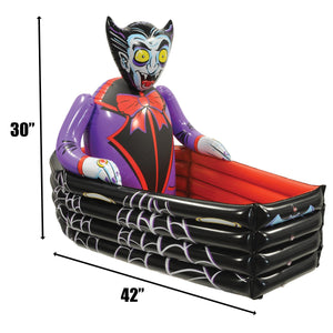 Bulk Inflatable Vampire & Coffin Cooler by Beistle