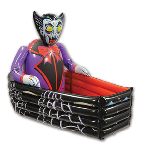 Halloween Inflatable Vampire & Coffin Cooler