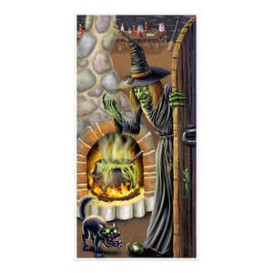 Halloween Witch's Brew Door Cover - Bulk 12 Pack