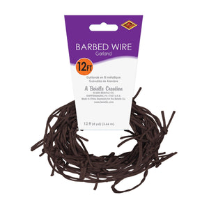 Halloween Party Supplies - Rusty Barbed Wire Garland