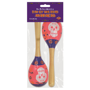 Day Of The Dead Maracas, party supplies, decorations, The Beistle Company, Day of the Dead, Bulk, Holiday Party Supplies, Day of the Dead Decorations