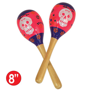 Day Of The Dead Maracas, party supplies, decorations, The Beistle Company, Day of the Dead, Bulk, Holiday Party Supplies, Day of the Dead Decorations