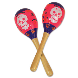 Day Of The Dead Maracas - Bulk/24 Maracas