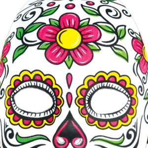 Day Of The Dead Mask, party supplies, decorations, The Beistle Company, Day of the Dead, Bulk, Holiday Party Supplies, Day of the Dead Decorations