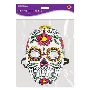 Day Of The Dead Mask, party supplies, decorations, The Beistle Company, Day of the Dead, Bulk, Holiday Party Supplies, Day of the Dead Decorations