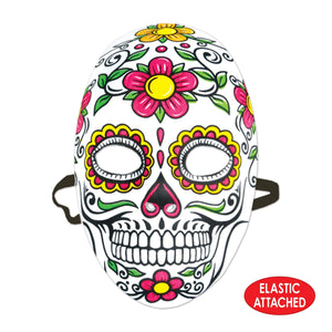 Day Of The Dead Mask, party supplies, decorations, The Beistle Company, Day of the Dead, Bulk, Holiday Party Supplies, Day of the Dead Decorations