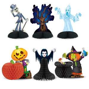 Halloween Character Centerpieces - Bulk/72 Centerpieces