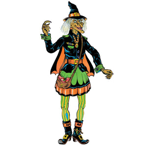 Vintage Halloween Jointed Witch - Bulk 12 Pack