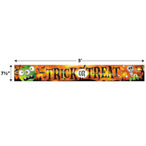 Beistle Metallic Trick Or Treat Banner