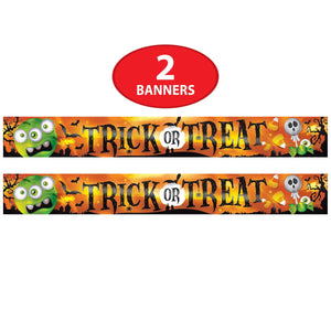 Beistle Metallic Trick Or Treat Banner