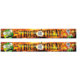 Beistle Metallic Trick Or Treat Banner