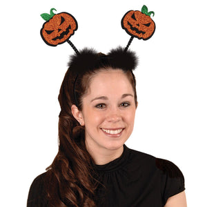 Bulk Glittered Jack-O-Lantern Boppers (Case of 12) by Beistle