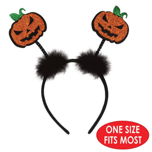 Bulk Glittered Jack-O-Lantern Boppers (Case of 12) by Beistle