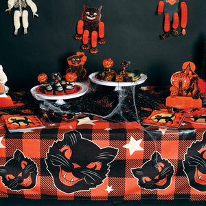 Bulk Vintage Halloween Fabric Tablecover (Case of 12) by Beistle