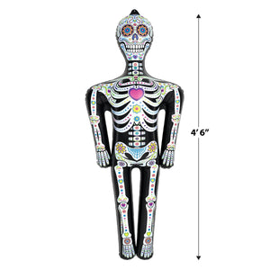 Bulk Day Of The Dead Inflatable Skeleton (12 Pkgs Per Case) by Beistle