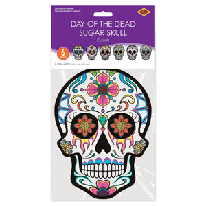 Beistle Day of the Dead Sugar Skull Cutouts