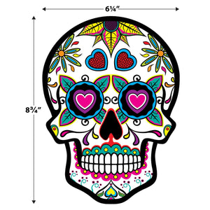 Beistle Day of the Dead Sugar Skull Cutouts