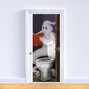 Beistle Ghost Restroom Door Cover