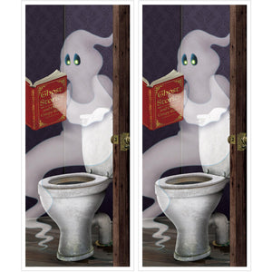 Beistle Ghost Restroom Door Cover