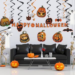 Beistle Creepy Jack-O-Lantern Cutouts