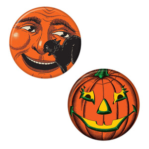 Vintage Halloween Buttons - Bulk 24 Pack