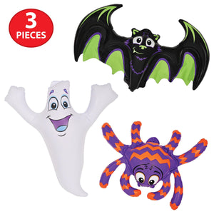 Beistle Inflatable Bat, Ghost & Spider