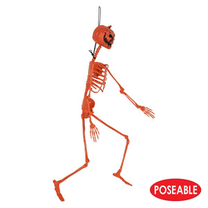 Beistle Plastic Pumpkin Skeleton