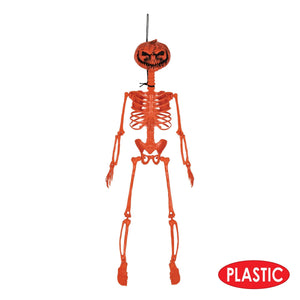 Beistle Plastic Pumpkin Skeleton