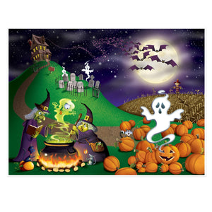 Halloween Insta-Mural Decoration - Bulk 6 Pack