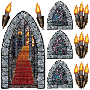 Halloween Stairway - Window/Torch Props - Bulk/108 Props