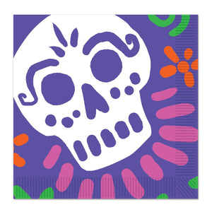 Day Of The Dead Luncheon Napkins - Bulk 192 Pack