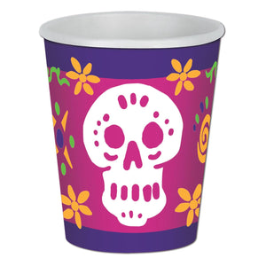 Day Of The Dead Beverage Cups - Bulk 96 Pack