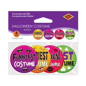 Bulk Halloween Costume Buttons (Case of 48) by Beistle