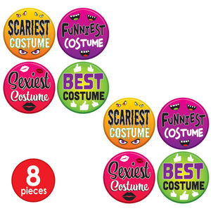 Bulk Halloween Costume Buttons (Case of 48) by Beistle