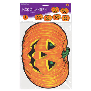 Beistle Jack-O-Lantern Cutouts