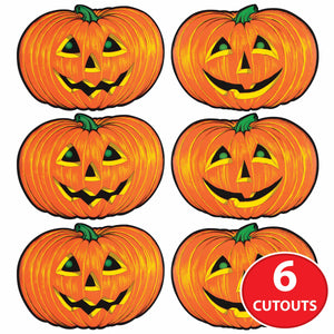 Beistle Jack-O-Lantern Cutouts