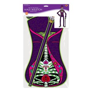 Beistle Jointed Day Of The Dead Male Skeleton