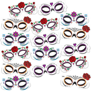 Beistle Day Of The Dead Half Masks