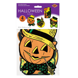 Halloween Party Supplies - Packaged Halloween Cutouts