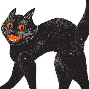 Bulk Vintage Halloween Jointed Scratch Cat (Case of 12) by Beistle