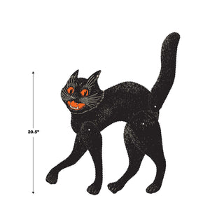 Bulk Vintage Halloween Jointed Scratch Cat (Case of 12) by Beistle