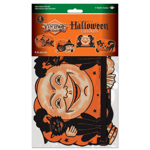 Bulk Vintage Halloween Cutouts (Case of 48) by Beistle