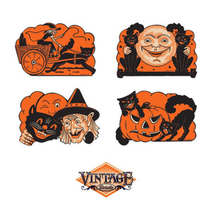 Bulk Vintage Halloween Cutouts (Case of 48) by Beistle