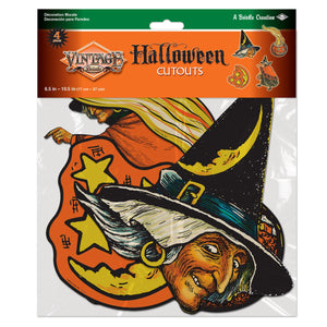 Bulk Vintage Halloween Cutouts (Case of 48) by Beistle