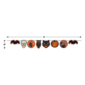 Bulk Vintage Halloween Streamer (Case of 12) by Beistle