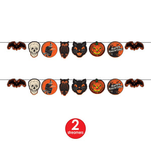 Bulk Vintage Halloween Streamer (Case of 12) by Beistle