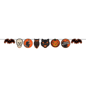 Vintage Halloween Streamer - Bulk 12 Pack