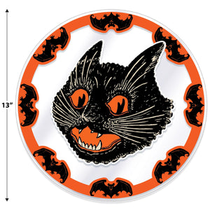 Beistle Plastic Vintage Halloween Round Placemats