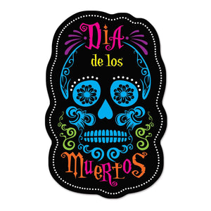 Day Of The Dead Sign Cutouts - Bulk 24 Pack