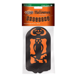 Bulk Vintage Halloween String Banner (Case of 12) by Beistle